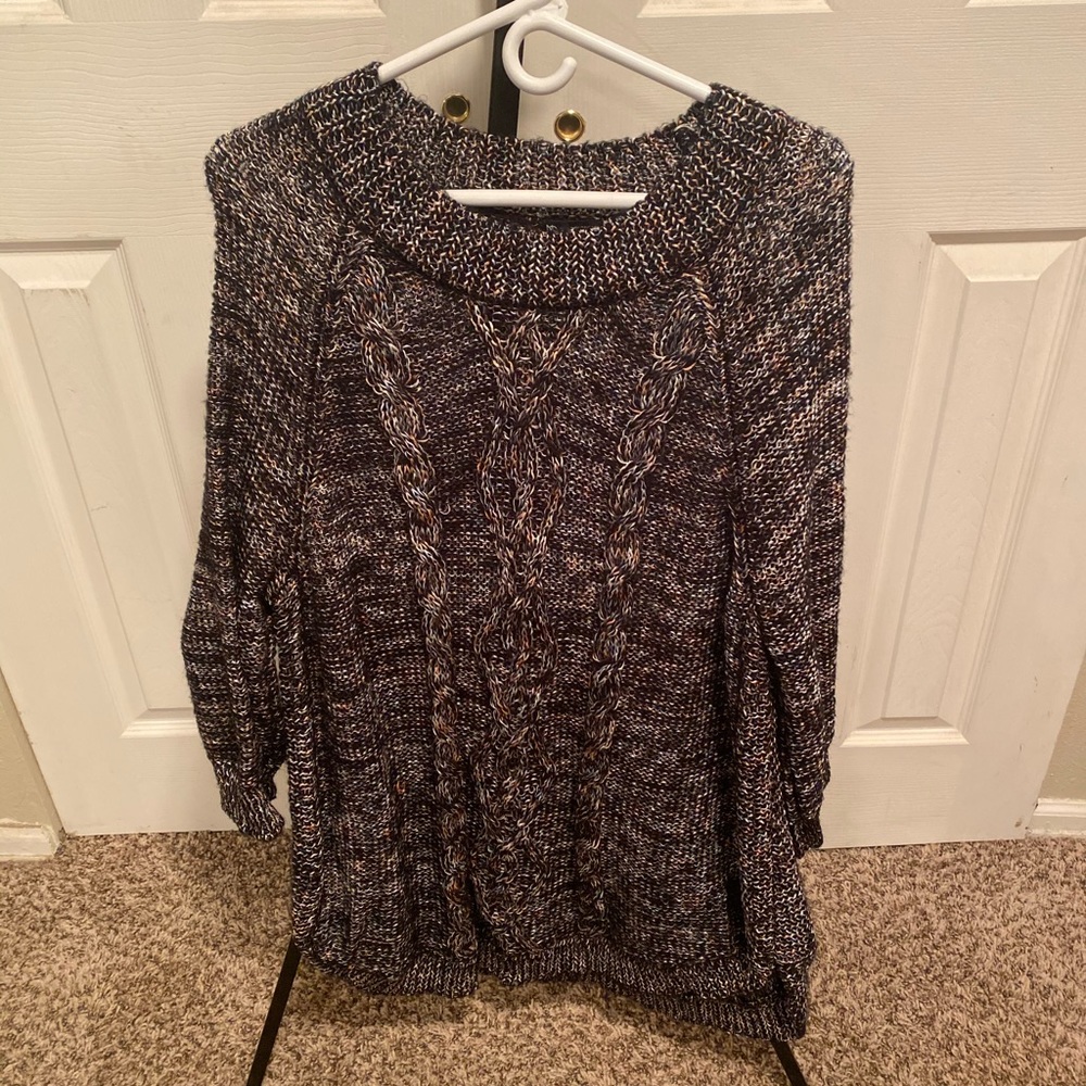 Multi-Colored Women’s Knitted Sweater